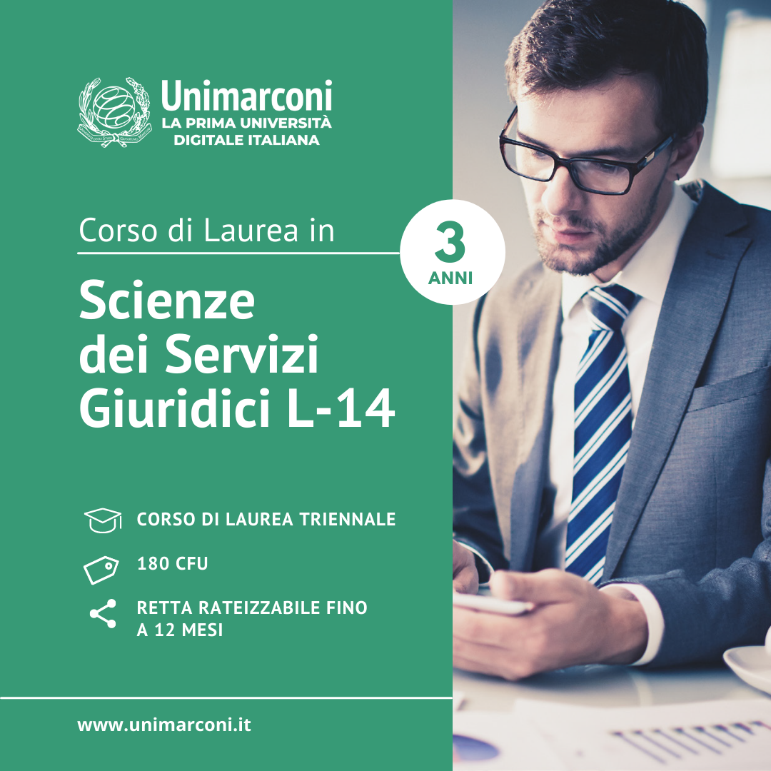 Triennale Scienze dei Servizi Giuridici L-14